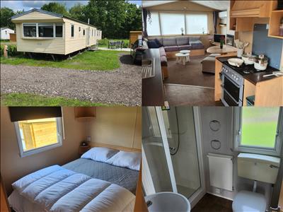 Te huur in het mooie Drenthe 6 pers stacaravan, kindvriendelijk! met airco en wifi.